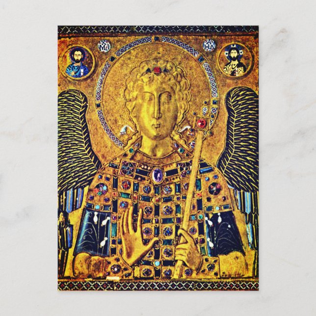 Byzantine icon of St Michael Postcard (Front)
