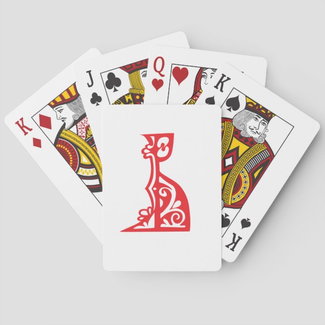 byzantine playing cards (Back)