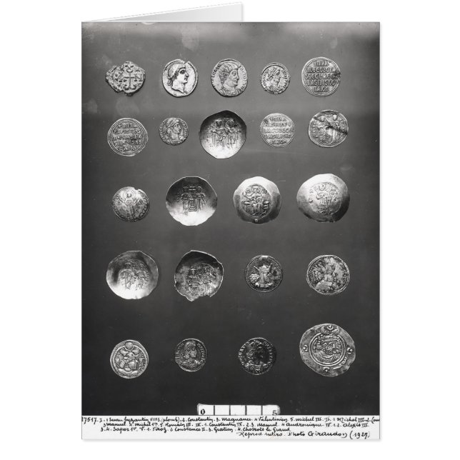 Byzantine, Roman and Sassanian coins (Front)