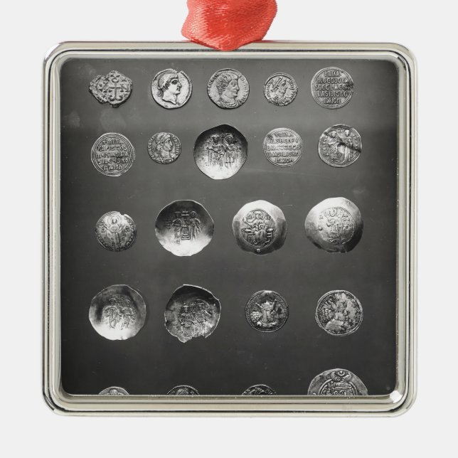 Byzantine, Roman and Sassanian coins Metal Tree Decoration (Front)