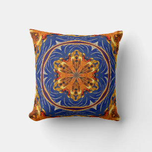 Byzantine Tile Throw Pillow