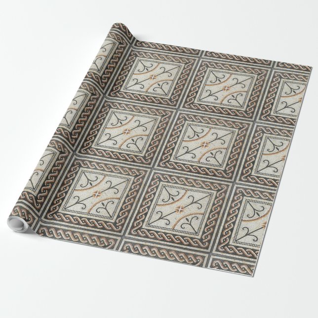 Byzantine Tile Wrapping Paper (Unrolled)