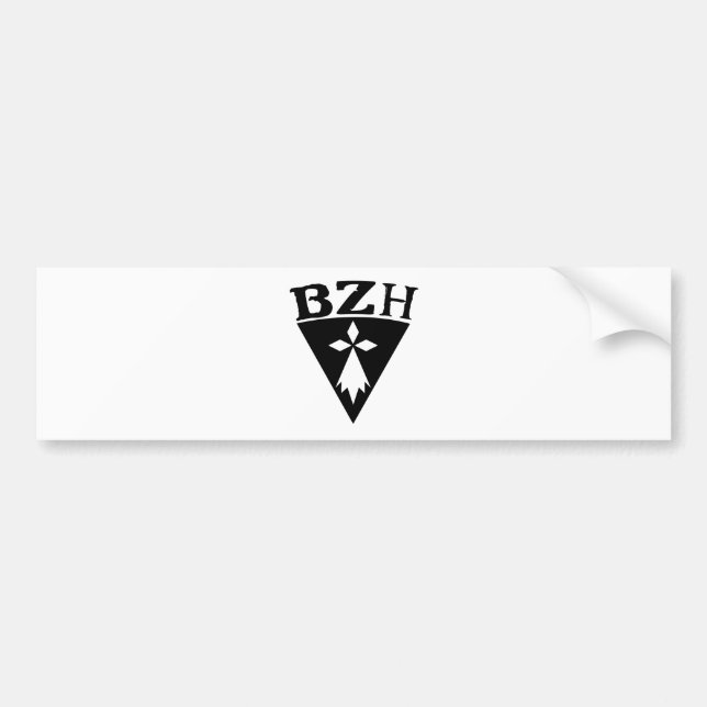 BZH Breizh Brith Bumper Sticker (Front)