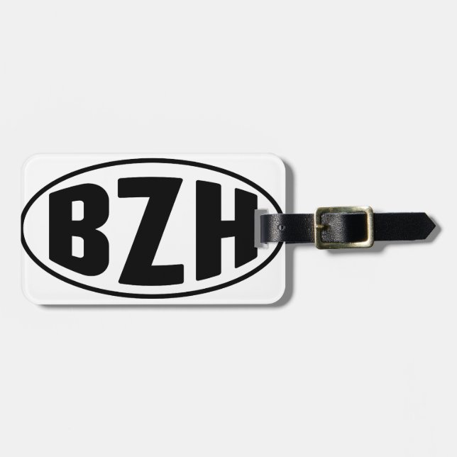 BZH Breton Breizh Luggage Tag (Front Horizontal)