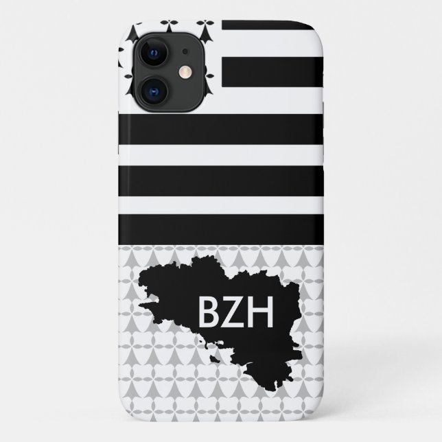 BZH shell for breizh lovers v2 for Iphones Case-Mate iPhone Case (Back)