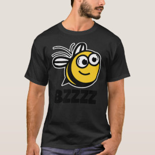 BZZZZ Cute Childrens Bees Shirts for Kids Cartoon