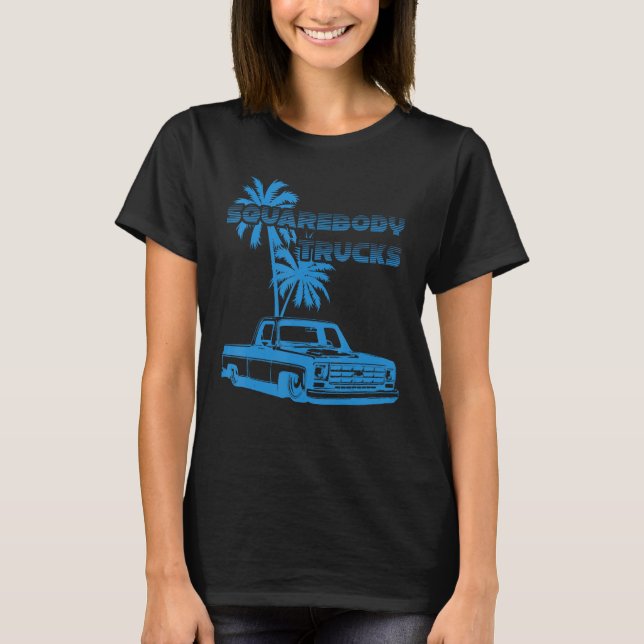 C10,Jimmy,slammed,Squarebody Truck,Suburban,Blazer T-Shirt (Front)