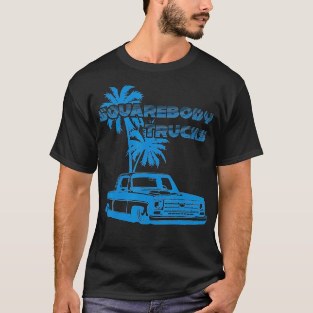 C10JimmyslammedSquarebody TruckSuburbanBlazerSilve T-Shirt (Front)