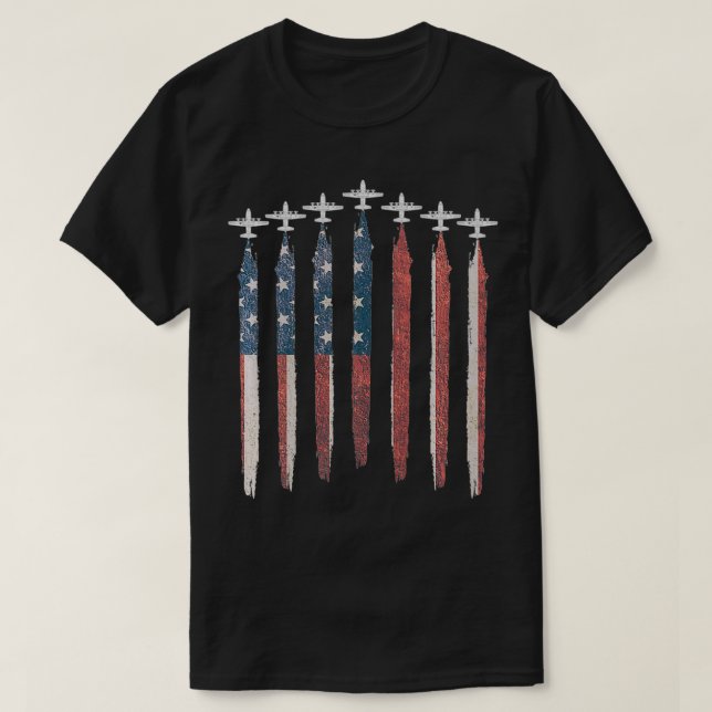 C130 Hercules Gunship Military Aircraft American F T-Shirt (Design Front)