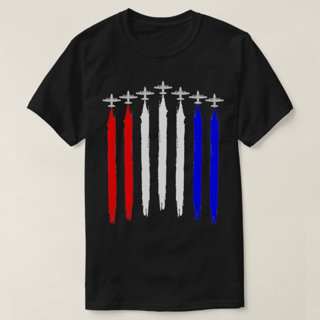 C130 Hercules Gunship Military Aircraft Red White  T-Shirt (Design Front)