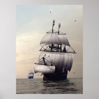 C16th Frigates Poster