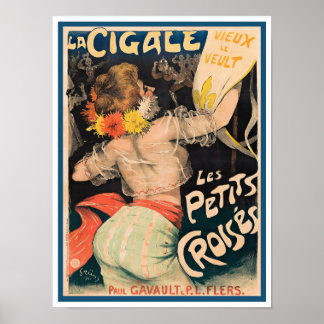 c1900 FRENCH POSTER