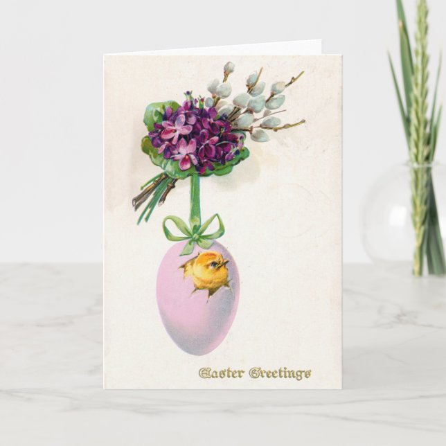 c1915 Vintage Easter Card (Front)