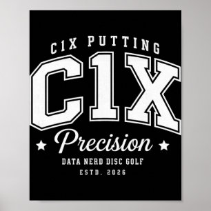 C1x Putting C1x Precision Data Nerd Poster