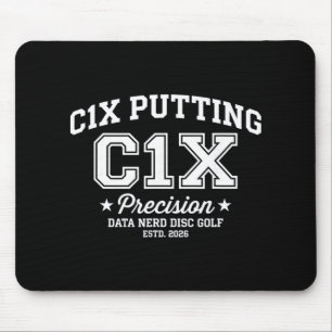 C1x Putting Precision Disc Golf Stats Mouse Pad