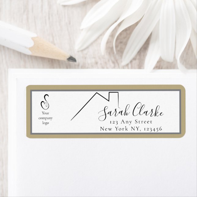 C21 Black Rooftop Return Address Label (Insitu)