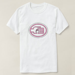 C2B: Pink Outline Basic T-Shirt
