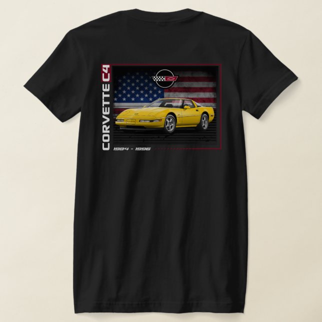 C4 Corvette - 2-Sided Women's T-Shirt (Laydown Back)