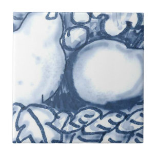 C4 - Delft Basket Mural Tile - C4