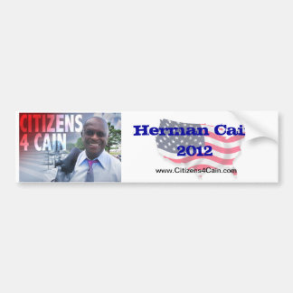 C4C Herman Cain 2012 Bumper Sticker