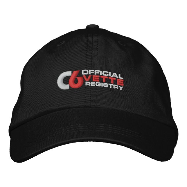 C6VR Logo Embroidery Dark Colour Hat (Front)