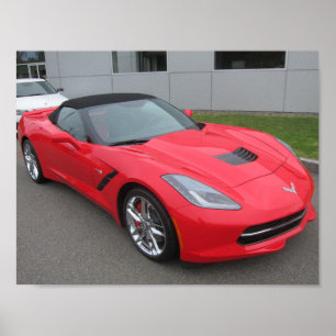 C7 Corvette Convertible Poster