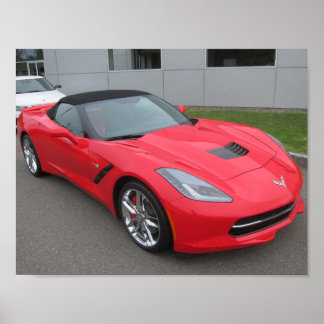 C7 Corvette Convertible Poster