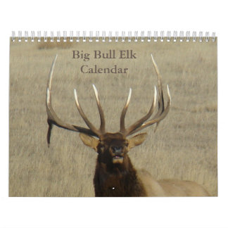 C9 Big Bull Elk Calendar