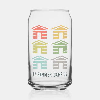 C9 Summer Camp 2026 Cabin Can Glass