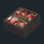 C Рождеством Христовым! Merry Christmas, Russian g Gift Box<br><div class="desc">C Рождеством Христовым! Merry Christmas in Russian. Table of Christmas decorations in a store. Green font</div>