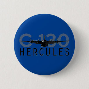 C-130 Hercules 6 Cm Round Badge