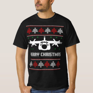 C-130 Hercules Aeroplane Ugly Christmas Sweater