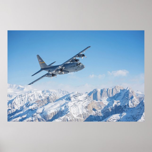 C-130 Hercules Aircraft Poster (Front)