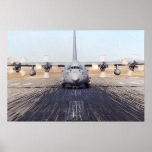 C-130 Hercules Aircraft Poster