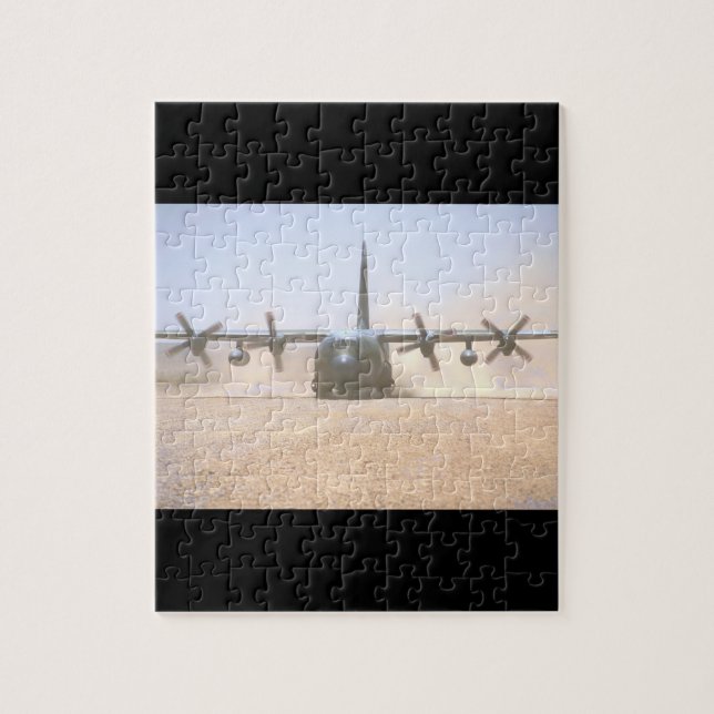 C-130 Hercules Transport_Military Aircraft Jigsaw Puzzle (Vertical)