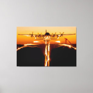 C-130H HERCULES 32x48 Canvas Print