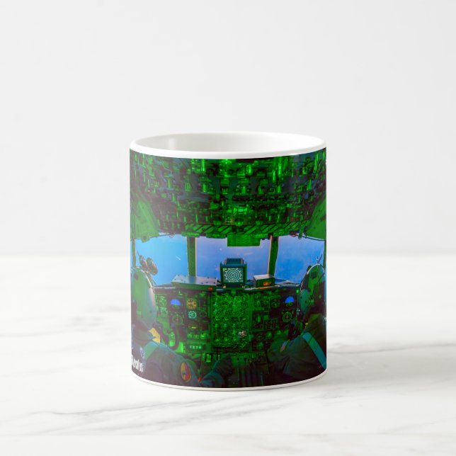 C-130H HERCULES COCKPIT COFFEE MUG (Center)