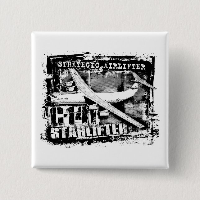 C-141 Starlifter Button Button (Front)