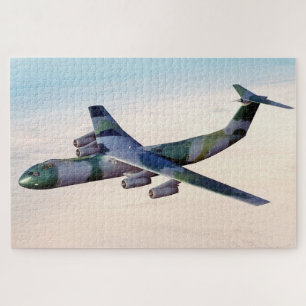 C-141 Starlifter Military Strategic Airlifter Jigsaw Puzzle