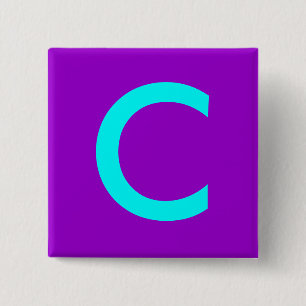 C 15 CM SQUARE BADGE