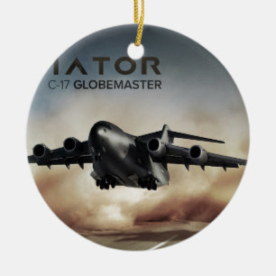 C-17 Globemaster Cargo Aeroplane Ceramic Ornament