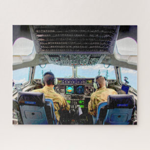 C-17 GLOBEMASTER III COCKPIT (16x20 INCH) Jigsaw Puzzle