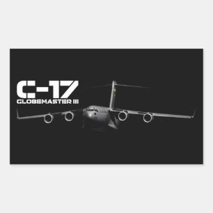 C-17 Globemaster III Rectangular Sticker