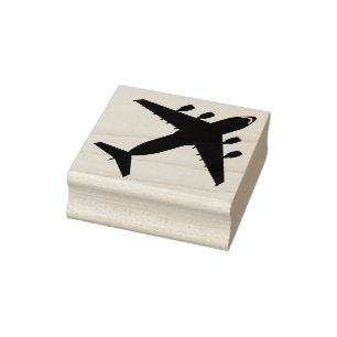 C-17 Globemaster Silhouette Rubber Stamp