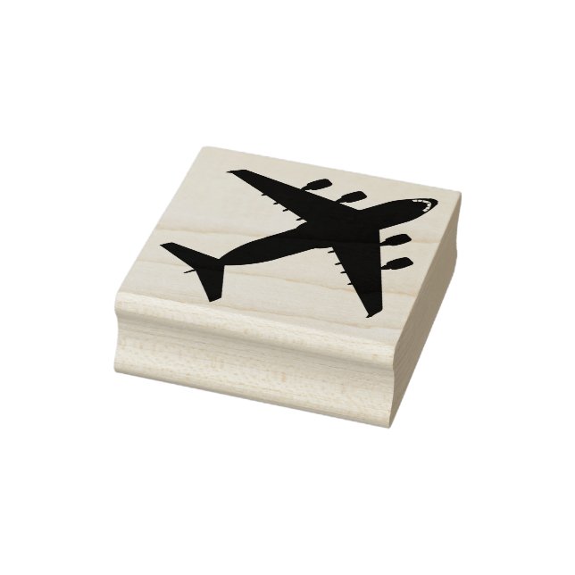 C-17 Globemaster Silhouette Rubber Stamp (Stamp)