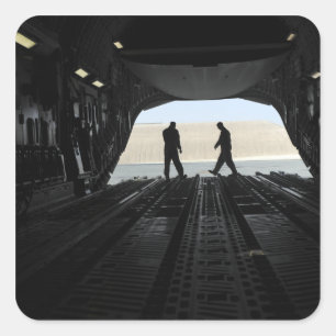 C-17A Globemaster III loadmasters Square Sticker
