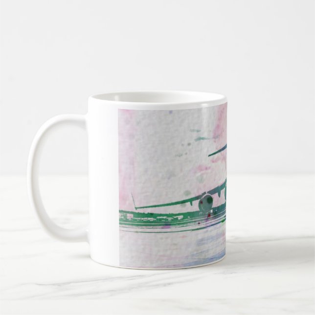 C-17A Globemaster III Watercolor Mug (Left)