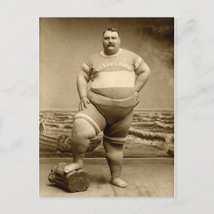 C. 1890 The Big Guy Postcard