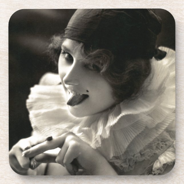 C. 1910 Pretty Woman's Taunt Coaster (Front)