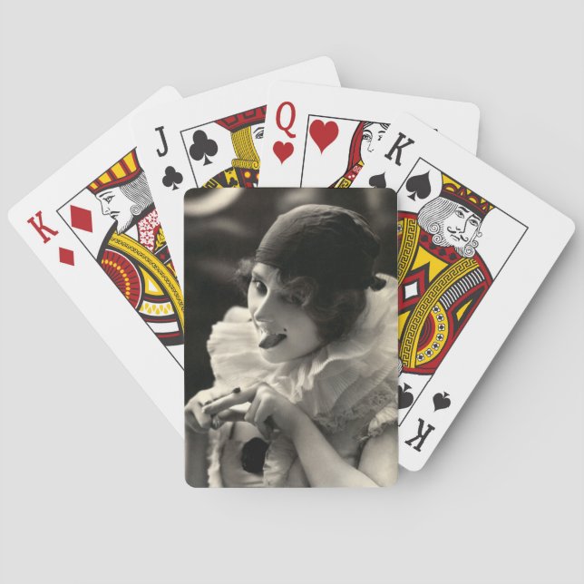C. 1910 Pretty Woman's Taunt Playing Cards (Back)